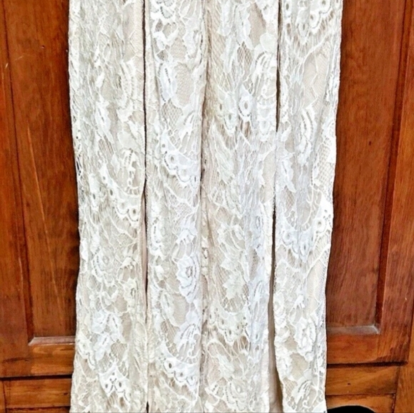 NWT Southern Fried Chics Elegant Lace "I Do Forever" Jumpsuit - Picture 3 of 7